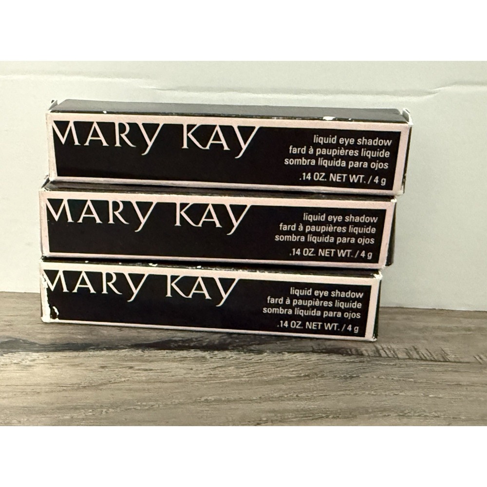 Lot Of 3 New In Box Mary Kay Liquid Eye Shadow Purple Nova Full Size 149212